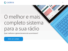 Tablet Screenshot of cadena.com.br